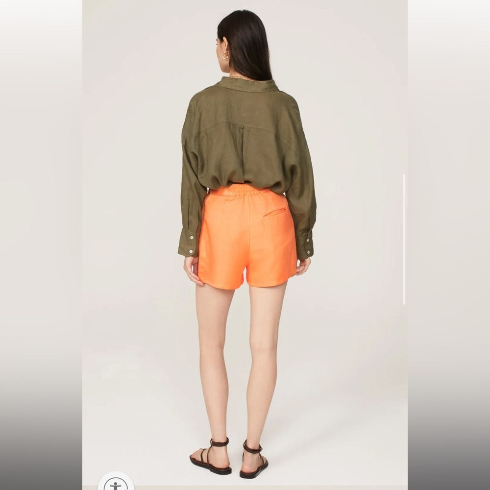 ASHLEY PARK x RTR Orange Blazer & Tailored Shorts SET - Picture 6 of 15